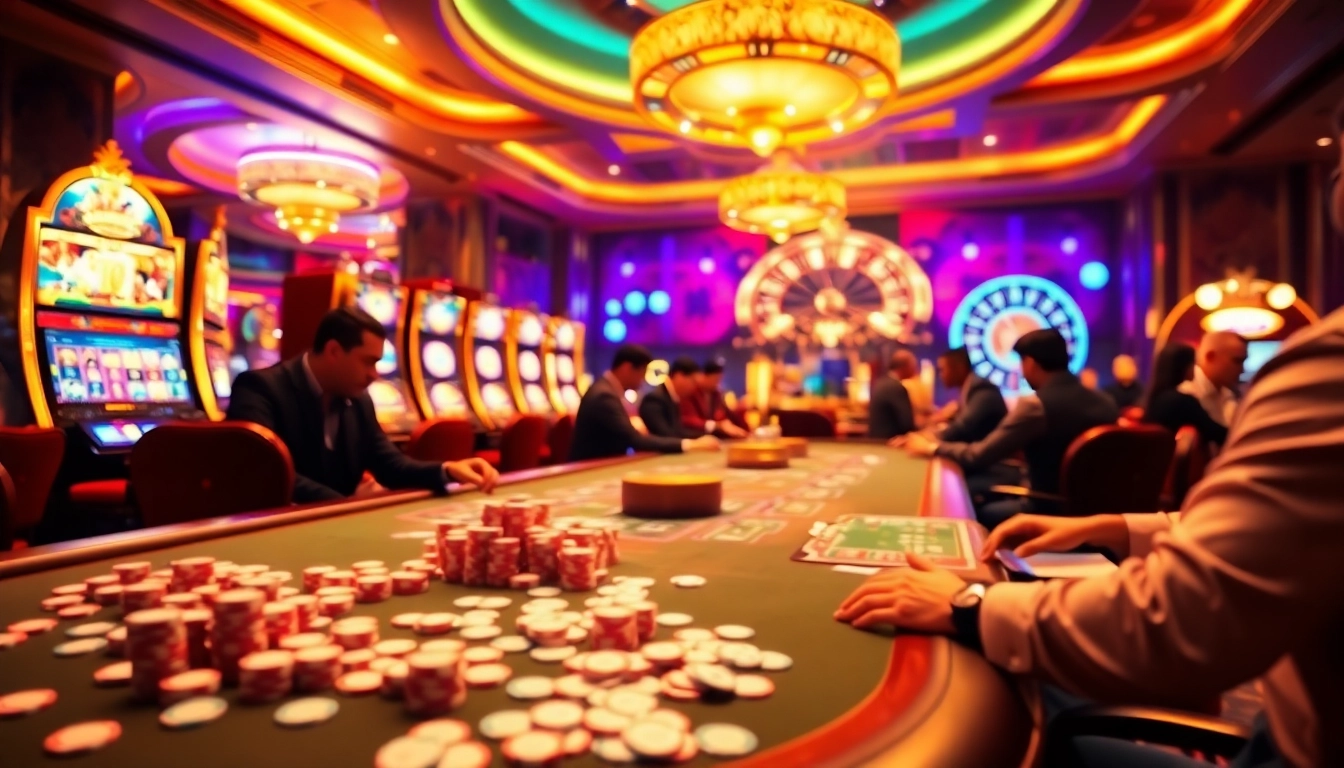 New88 offers a thrilling casino experience with poker, blackjack, and slot machines in a luxurious setting.