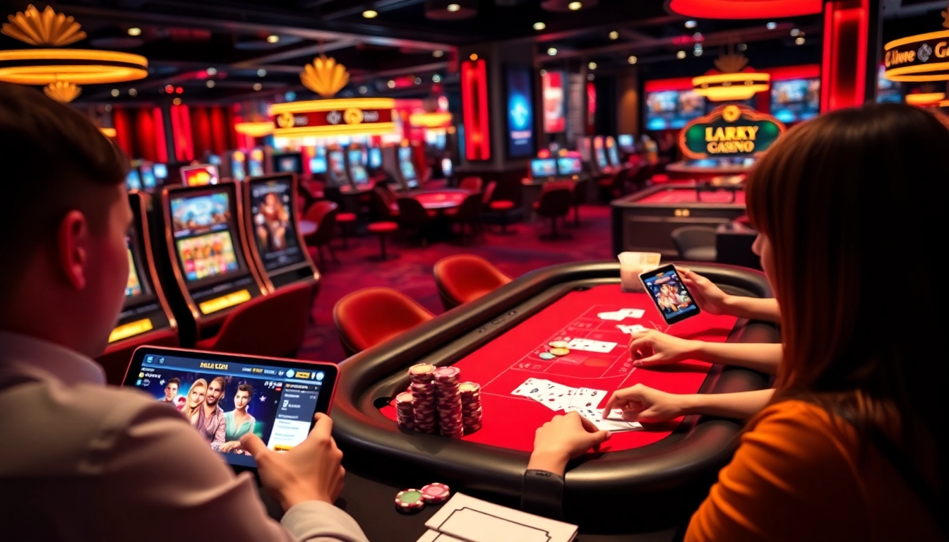 Players experiencing the thrilling S8 game at a virtual casino table with vibrant graphics and live dealer interaction.